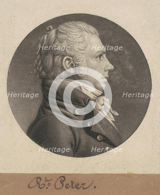 Robert Peter, Jr., 1806. Creator: Charles Balthazar Julien Févret de Saint-Mémin.