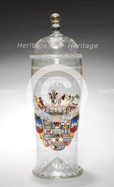 Covered Beaker (Humpen), 1693. Creator: Unknown.