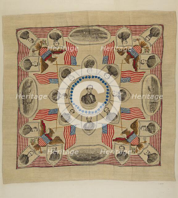 Historical Textile, c. 1940. Creator: Ernest Capaldo.