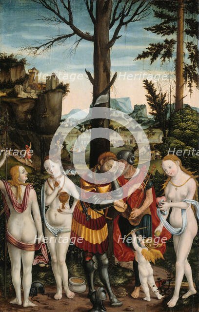 The Dream of Paris, 1536. Creator: Monogrammist PG.