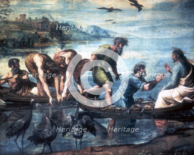 'The Miraculous Draught of Fishes', 1515. Artist: Raphael