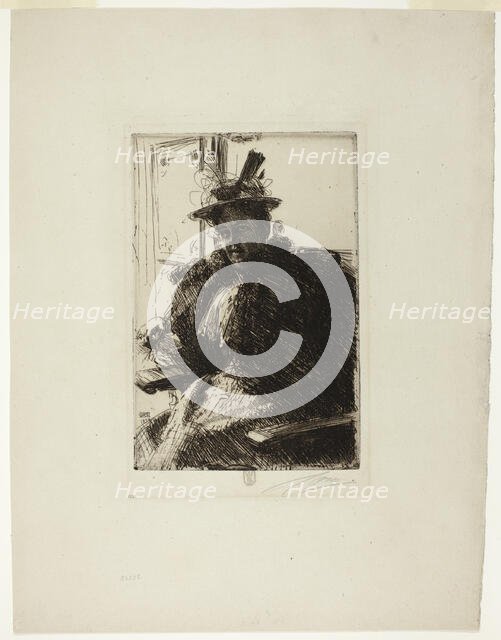 Mrs. Armour, 1894. Creator: Anders Leonard Zorn.