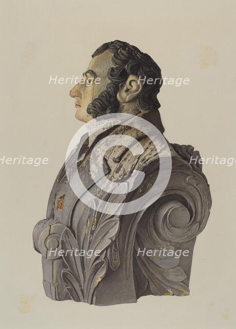 Figurehead, c. 1939. Creator: George Constantine;Constantine, George.