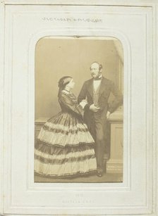 The Queen and Prince Consort, 1861. Creator: John Jabez Edwin Mayall.