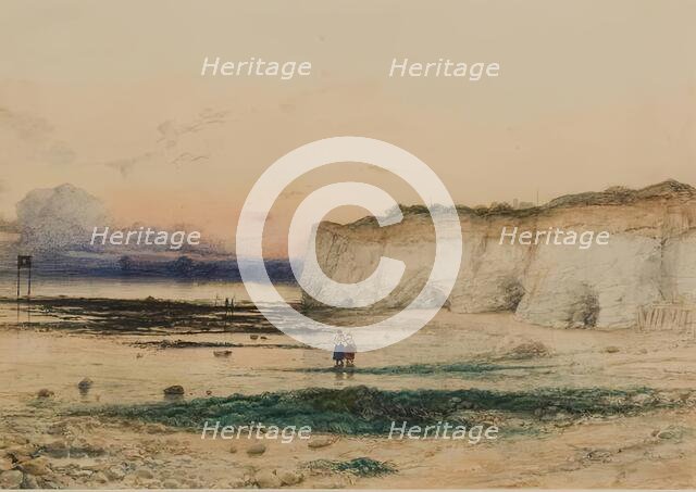 Study for 'Pegwell Bay - a Recollection of October 5th 1858', 1857. Creator: William Dyce.