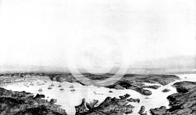 The Spanish-American War: the harbour and town of Santiago de Cuba..., 1898. Creator: Unknown.