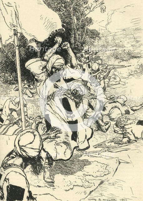 'The Death of the Khalifa', 1899, (c1900).  Creator: Harold Robert Millar.