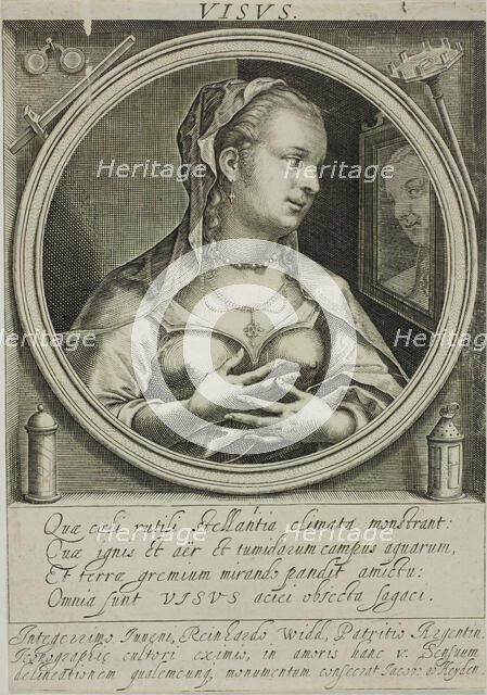Sight, plate one from The Five Senses, n.d. Creator: Jacob van der Heyden.