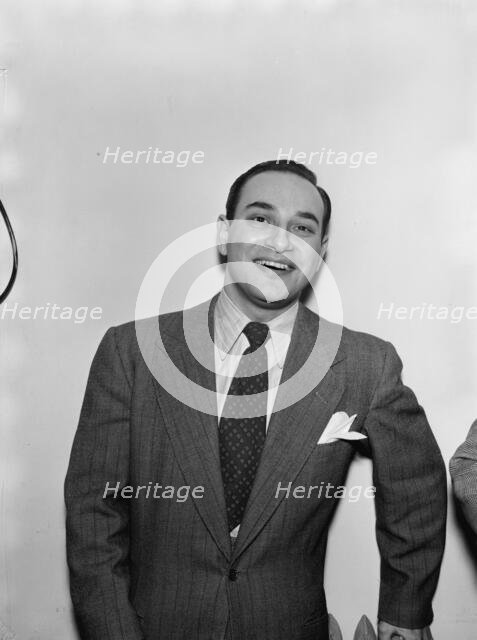 Portrait of Peanuts Hucko, New York, N.Y.(?), ca. Mar. 1947. Creator: William Paul Gottlieb.