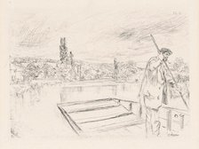 The Punt, 1861 (published 1862). Creator: James Abbott McNeill Whistler.