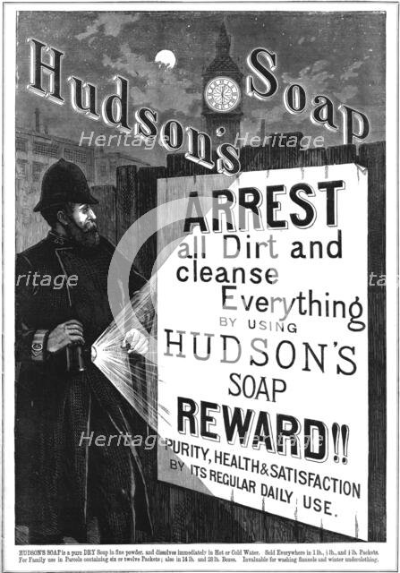 ''Hudson's Soap', 1888. Creator: Unknown.