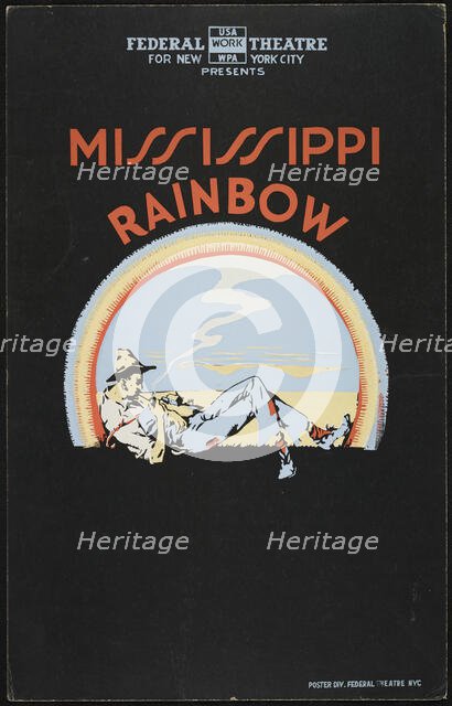 Mississippi Rainbow, New York City, [193-]. Creator: Unknown.