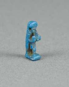 Amulet of the God Thoth Holding an Offering Table (?), Egypt, Late Period (about 664-332 BCE). Creator: Unknown.