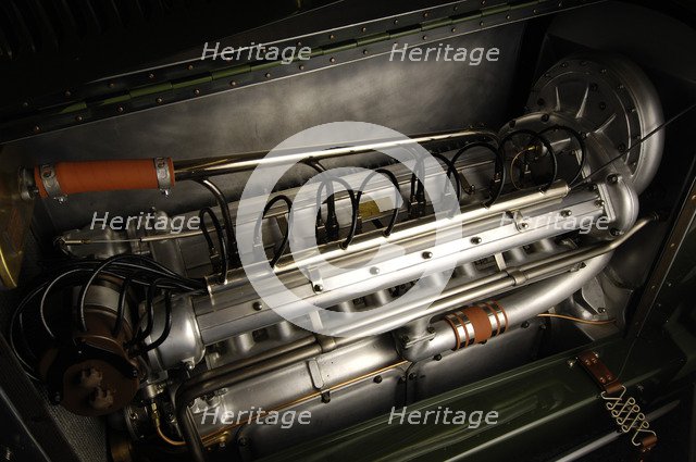 MILLER 122 supercharged 1923. Artist: Simon Clay.