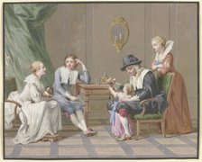 Family scene. Creator: Friedrich Tischbein.