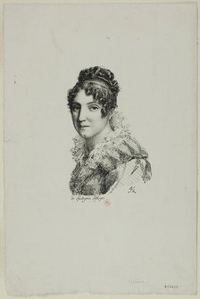Portrait of Mme. Laurent, c. 1820. Creators: Jean Antoine Laurent, Charles-Philibert de Lasteyrie.