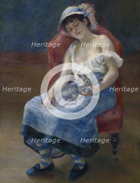 Sleeping Girl, 1880. Creator: Pierre-Auguste Renoir.