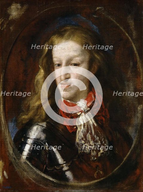 Portrait of Charles II of Spain, 1693. Creator: Giordano, Luca (1632-1705).
