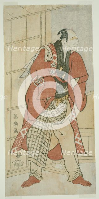 The Actor Nakajima Wadaemon as Migawari no Jizo, the Master of the House, from..., 1794 (Kansei 6). Creator: Toshusai Sharaku.