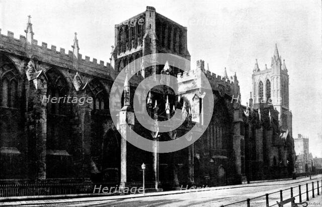 The Cathedrals of Great Britain: Bristol Cathedral, 1895. Creator: Francis Frith & Co.