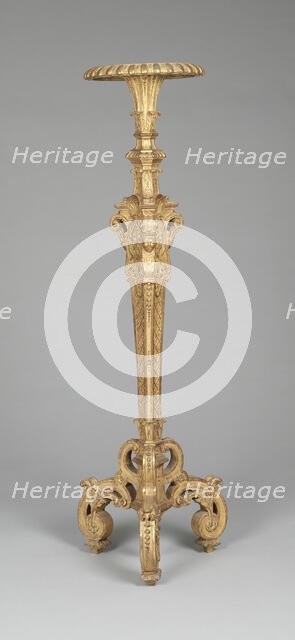 Stand for Candelabrum (Torchère), France, 1685/90. Creator: Unknown.