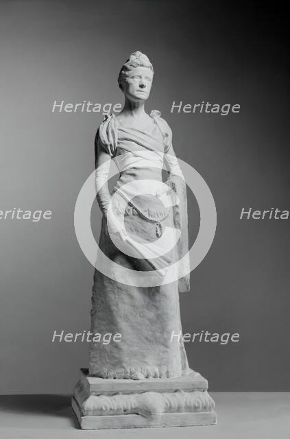 Full-Length Figure of Mrs. Thomas Eakins, 1894. Creator: Samuel Murray.