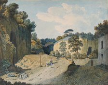 A Road in a Gorge near Naples, 1782. Creator: Thomas Jones.