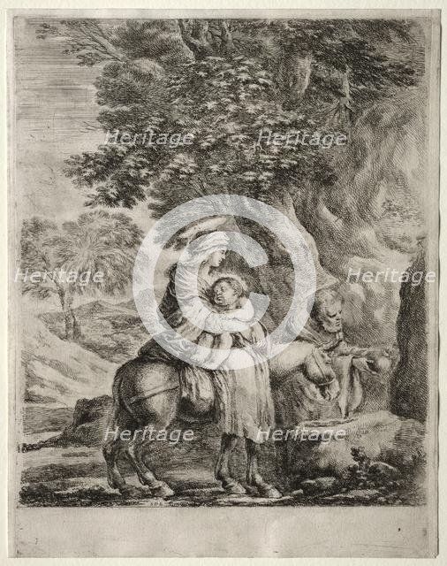 Flight into Egypt. Creator: Stefano Della Bella (Italian, 1610-1664).