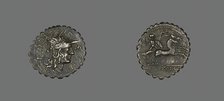 Denarius Serratus (Coin) Depicting the Goddess Roma, 118 BCE. Creator: Unknown.