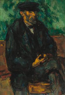 The Gardener Vallier, 1906. Creator: Paul Cezanne.