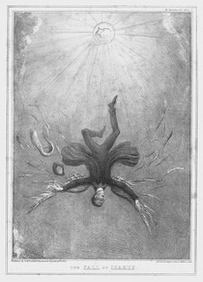 'The Fall of Icarus', 1834. Creator: John Doyle.