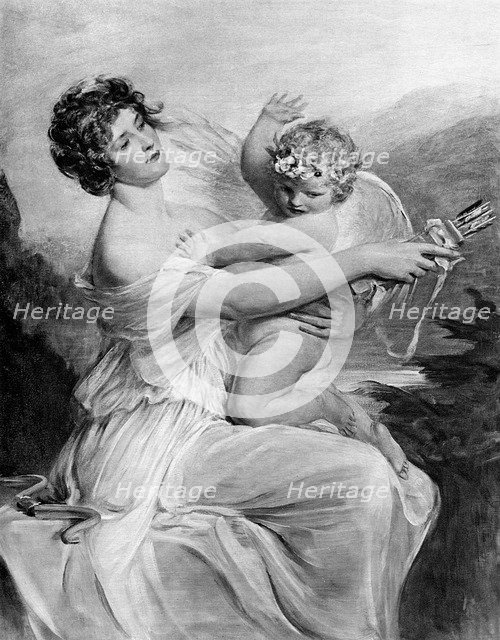 'Captive Cupid', 1899. Artist: Unknown