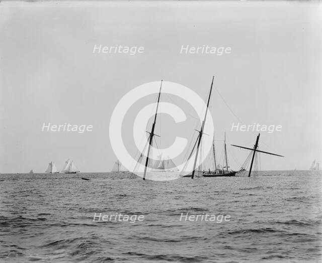 Wreck of Alva, Aug. 8, 1892, 1892 Aug 8. Creator: Unknown.