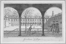 Gresham College, City of London, 1766. Artist: Anon
