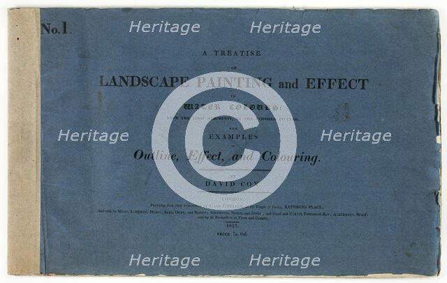 A Treatise on Landscape Painting and Effect in Water Colours: From the First Rudiments..., No. 1, 18 Creator: David Cox the elder.