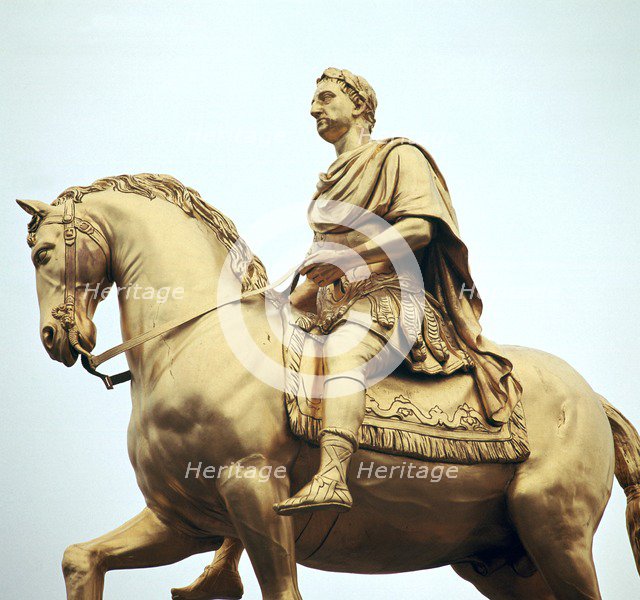 Equestrian Statue of King William III, 18th century. Artist: Peter Scheemakers
