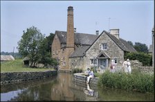 Mill Cottage, Mill Lane, Lower Slaughter, Cotswold, Gloucestershire, 1987. Creator: Dorothy Chapman.