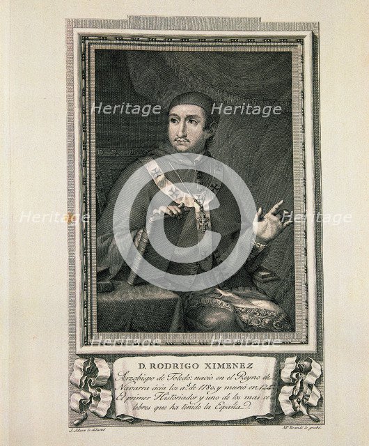 Rodrigo Ximenez de Rada (1180? -1247), Ecclesiastical, historian and Castilian politician , inter…