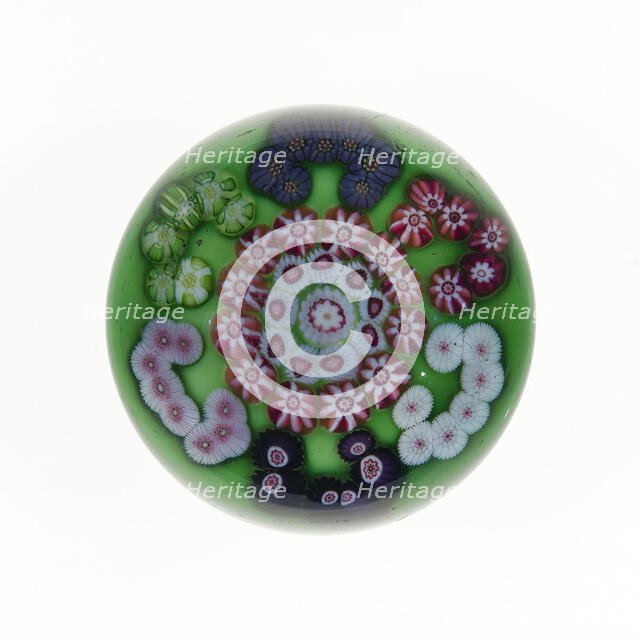 Paperweight, Clichy, 19th century. Creator: Clichy Glassworks.