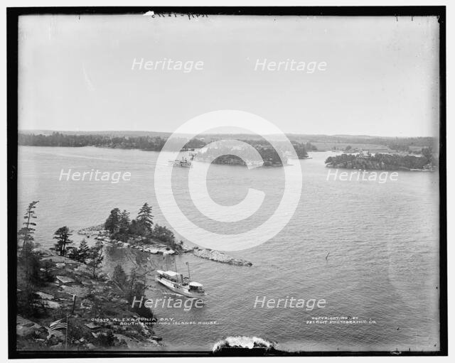 Alexandria Bay south from 1000 Islands House, c1901. Creator: Unknown.
