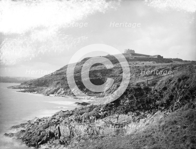 Pendennis Castle, Falmouth, Cornwall, c1860-c1922. Artist: Henry Taunt.
