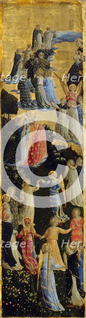 The Last Judgment (Winged Altar, Left Panel), Early 15th century. Artist: Angelico, Fra Giovanni, da Fiesole (ca. 1400-1455)