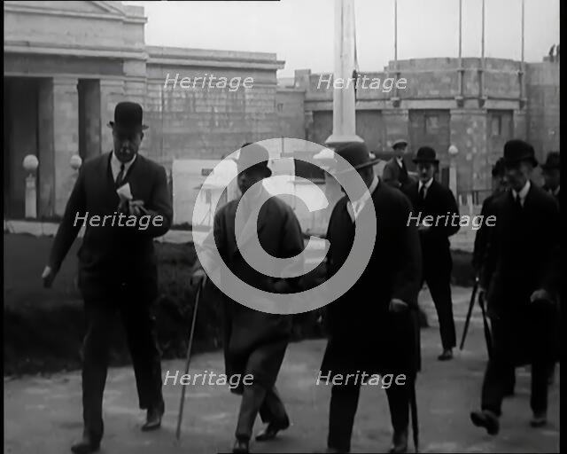 Prince of Wales (the Future Edward VIII) Visiting the British Empire Exhibition Accompanied...,1920s Creator: British Pathe Ltd.