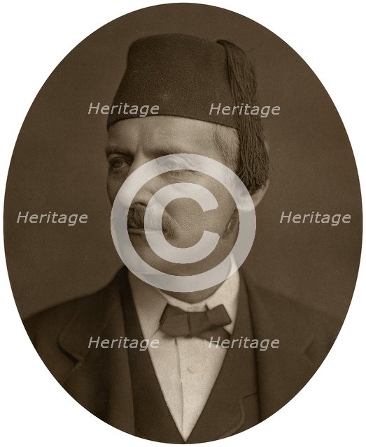 William Gifford Palgrave, 1880.Artist: Lock & Whitfield