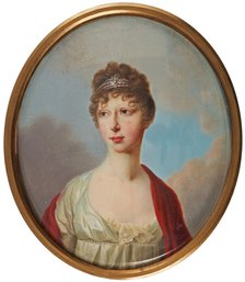 Portrait of Grand Duchess Maria Pavlovna of Russia (1786–1859), 1800s. Artist: Anonymous  