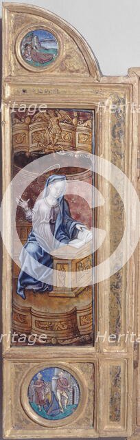 The Annunciation, 1568.  Creator: Pierre Reymond.