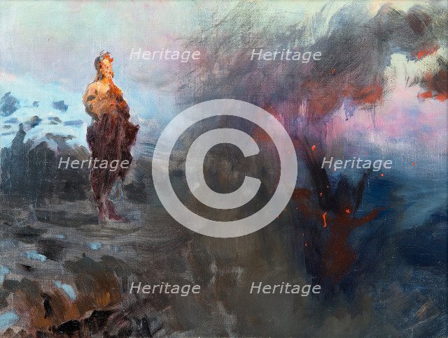 The Temptation of Christ. Artist: Repin, Ilya Yefimovich (1844-1930)