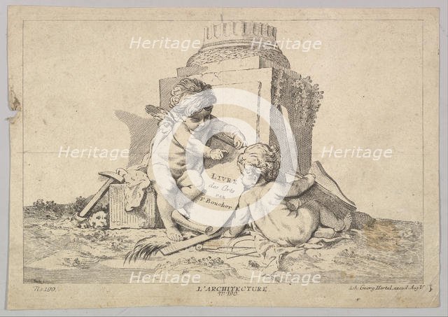 Architecture, 18th century. Creator: Johann Georg Hertel.