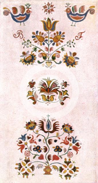 Room painting, Moravia, Czechoslovakia, (1928). Creator: Unknown.