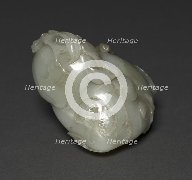 Peaches and Bats, late 1600s-1700s. Creator: Unknown.